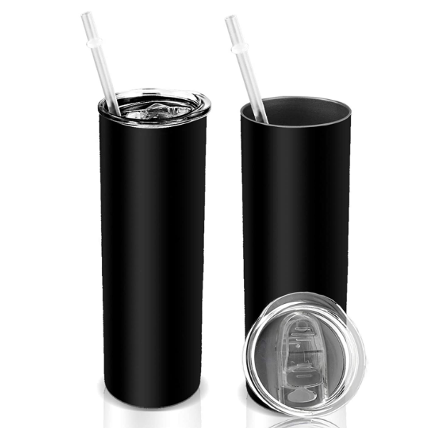20oz/30oz Case (25/30 Units) Matte Skinny Strainght Tumbler Cheap
