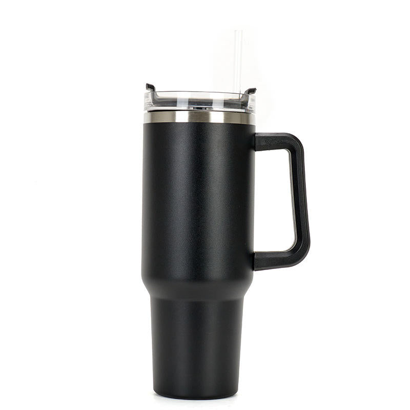 40oz Stainless Steel Tumbler w/ Handle – The Trendy Side