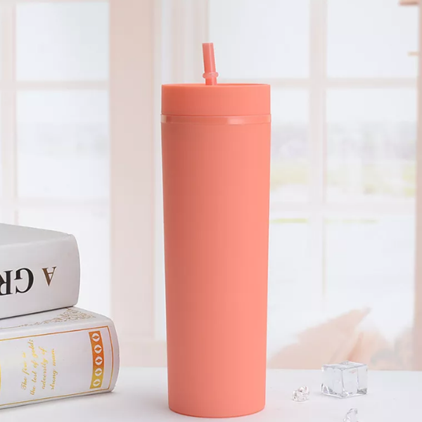 16oz (30 / Units) Skinny Matte Pastel Colored Acrylic Tumblers