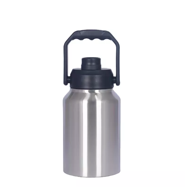 64oz Stainless Steel Double Vacuum Wall Tumbler with Handle and