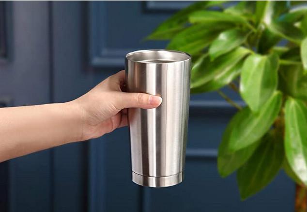 20oz Case( 1/25 Units) Blank Modern Tumbler Black/White Cheap Bulk Tumblers