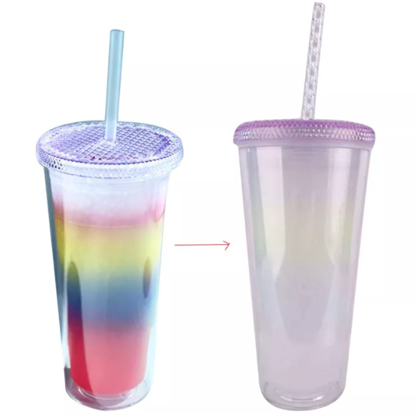 Double wall acrylic tumbler,acrylic tumbler with straw,acrylic tumble,