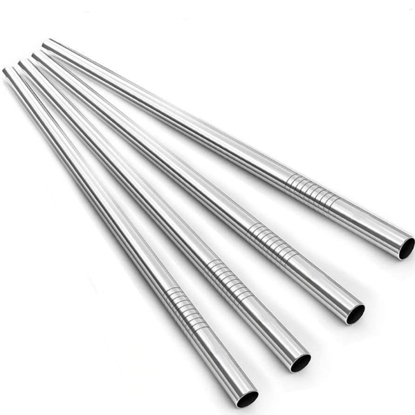 50 Pack 9.5 Reusable Stainless Steel Metal Straws,stainless steel