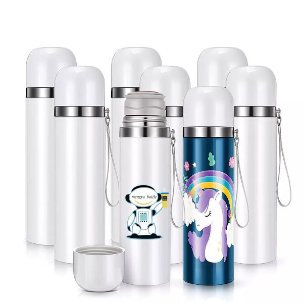 350 ml Stainless Steel Insulated Water Bottle - White – Blank Sublimation  Mugs