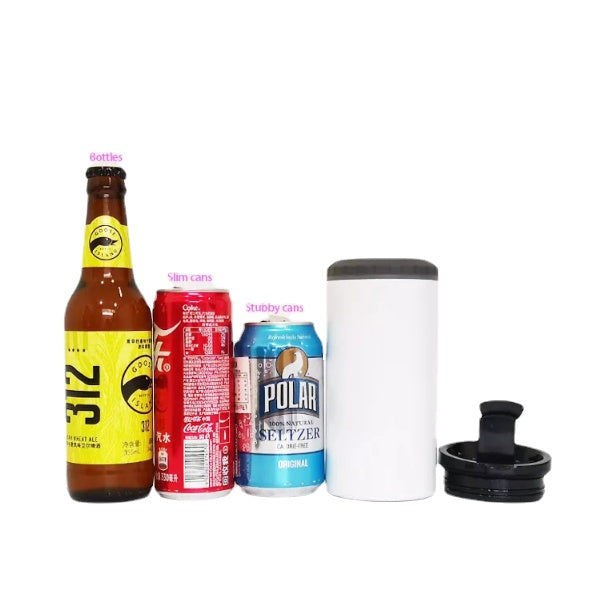 Freebies are shared everyday Bexbchh 4-in-1 Slim Can Cooler for 12oz Cans  and Beer Bottles,Stainless Steel Double-Wall Insulated Beer Cooler,Universal  Beverage Can Holder Keep, universal can cooler