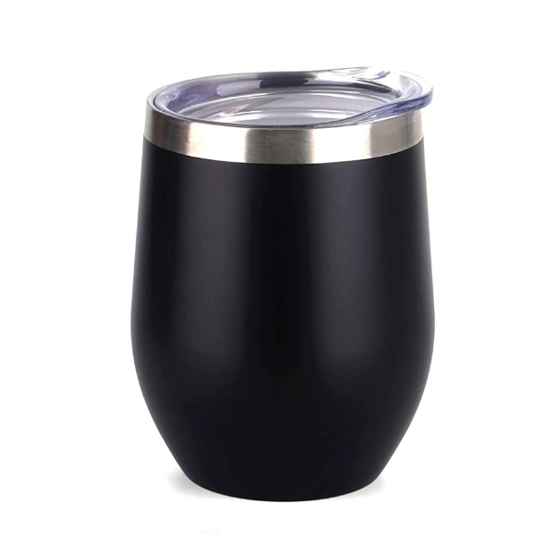 2024 Wine Glass Tumbler Camping Double Wall Coffee Mug Stainless