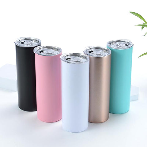 Stock 20oz Sublimation Tumbler Blank Stainless Steel Tumbler DIY Straight  Cups Vacuum Insulated 600ml Car Skinny Tumblers For Sublimation Coffee Mugs  From Allanhu, $0.81